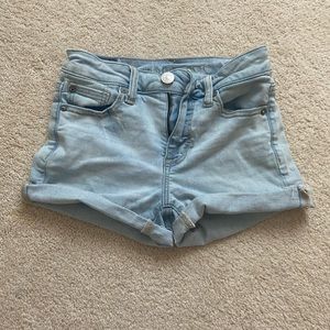 american eagle denim shorts